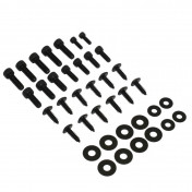 FAIRING KIT FASTENER (SCREW+WASHER-STEEL) FOR MBK 50 OVETTO/YAMAHA 50 NEOS BLACK 3700948040683