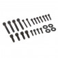 FAIRING KIT FASTENER (SCREW+WASHER-STEEL) FOR PIAGGIO 50 TYPHOON, NTT, NRG BLACK 3700948204689
