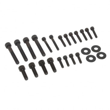 FAIRING KIT FASTENER (SCREW+WASHER-STEEL) FOR PIAGGIO 50 TYPHOON, NTT, NRG BLACK 3700948204689