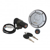 CONTACTEUR A CLE 50 A BOITE ADAPTABLE APRILIA 50 RS 2006>/DERBI 50 GPR 2004> (AVEC SERRURE DE SELLE + BOUCHON ESSENCE) -P2R- 3700948057773