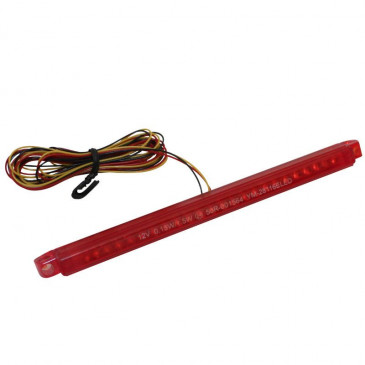 TAIL LIGHT UNIVERSAL REPLAY -WITH LEDS- BAR SHAPED - -RED- (24 LEDS -RED) -CEE APPROVED- 3700948035146
