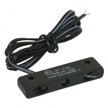 LICENSE PLATE LIGHT REPLAY WITH LEDS (MINI BLACK) (3 CLEAR LEDS) -CEE APPROVED- 3700948033821