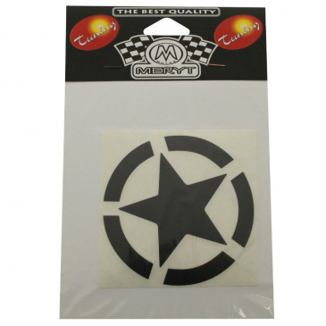 STICKER MERYT BLACK STAR (10cm) 3700948131855