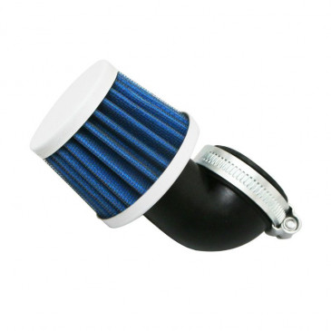 AIR FILTER REPLAY KN SMALL FC WHITE ELBOW FIXING 90° Ø 35/28 3700948035979