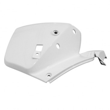 SIDE COVER (ENGINE) FOR SCOOT PEUGEOT 50 TKR, TREKKER 2007>-LEFT-GLOSS WHITE- SELECTION P2R