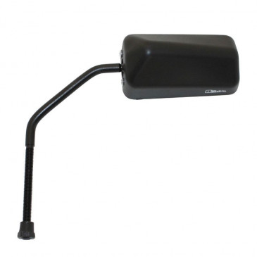 RETROVISEUR SCOOT REPLAY F1 DIAM 8 REVERSIBLE NOIR MAT (x1) -TIGE LONGUE NOIR MAT- ** 3700948038529