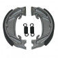 BRAKE SHOE FOR MOPED MBK 51 -FRONT+REAR- (Ø 100mm -2 SPRINGS) (SOLD IN PAIRS)-SELECTION P2R- 3700948140352