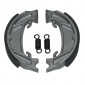 BRAKE SHOE FOR MOPED MBK 51 -FRONT+REAR- (Ø 100mm -2 SPRINGS) (SOLD IN PAIRS)-SELECTION P2R-