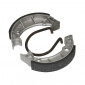 BRAKE SHOE FOR MOPED PEUGEOT 103 SPX-RCX -FRONT+REAR- (Ø 90mm -1 SPRING-HONEYCOMB) (SOLD IN PAIRS)