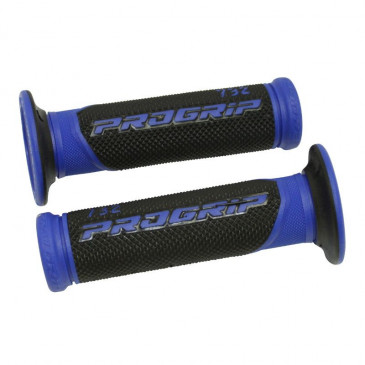 GRIP- PROGRIP SCOOTER 732 DUAL DENSITY BLUE/BLACK 125mm (PAIR)