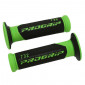 GRIP- PROGRIP SCOOTER 732 DUAL DENSITY GREEN FLUO PATTERN/BLACK 125mm (PAIR) 0801766044914