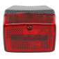 FEU ARRIERE CYCLO REPLAY RC ROUGE/CARBONE POUR PEUGEOT 103/MBK 51 ** 3700948034484