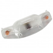 FEU ARRIERE SCOOT ADAPTABLE MBK 50 BOOSTER/YAMAHA 50 BWS 1990>1998 TRANSPARENT AVEC CLIGNOTANTS ** -REPLAY- 3700948034613