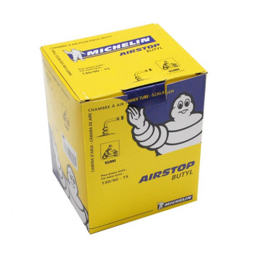 CHAMBRE A AIR 15'' 130/90-15 MICHELIN 15MI VALVE COUDEE 90°