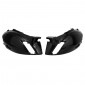 REAR SIDE COVER FOR SCOOT PIAGGIO 50 ZIP 2000> -GLOSS BLACK- (PAIR)