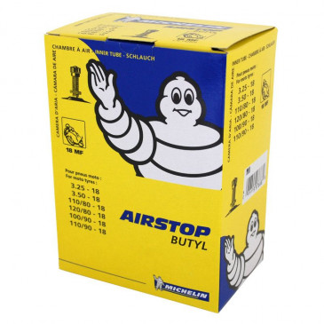 CHAMBRE A AIR 18'' 3.25 A 3.50-18, 100/90-18, 110/80-18, 110/90-18, 120/80-18 MICHELIN 18MF VALVE TR4 3528709293488