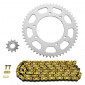 KIT CHAINE ADAPTABLE RIEJU 50 MRT 2009>2017 420 11x52 (DIAM COURONNE 105/125/8.5) (DEMULTIPLICATION ORIGINE) -AFAM- 5400598050718