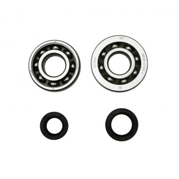 BEARING FOR CRANKSHAFT+SEALS FOR SCOOT P2R FOR PEUGEOT 50 TKR, TREKKER, SPEEDFIGHT, VIVACITY (WITH DELLORTO PUMP) (KIT SKF SC04A47CS+ 6204 POLYAMID C4)