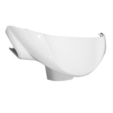 CARENAGE/COUVRE GUIDON SCOOT ADAPTABLE MBK 50 OVETTO 2002>2007 COMPTEUR AIGUILLE/YAMAHA 50 NEOS 2002>2007 COMPTEUR AIGUILLE BLANC BRILLANT -P2R- 3700948054932