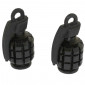 BOUCHON DE VALVE SCOOT/CYCLO REPLAY VS GRENADE NOIR (PAIRE) 3700948030592