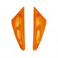 LENS FOR FLASHER FOR SCOOT PEUGEOT 50 BUXY, ZENITH, SPEEDAKE -FRONT - ORANGE (PAIR) -REPLAY