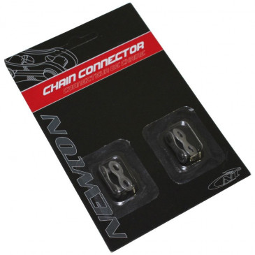 CONNECTOR FOR BICYCLE CHAIN- 7/8 SPEED. NEWTON "NO RUST" COMPATIBLE SHIMANO/SRAM (BLISTER PACK PER 2)