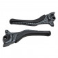BRAKE LEVER (PAIR) FOR SCOOT REPLAY FOR MBK 50 NITRO/YAMHA 50 AEROX CARBON GLOSS