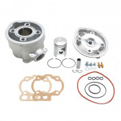 HAUT MOTEUR 50 A BOITE ADAPTABLE MINARELLI 50 AM6/MBK 50 X-POWER, X-LIMIT/YAMAHA 50 TZR, DTR/PEUGEOT 50 XPS/RIEJU 50 RS1/BETA 50 RR/APRILIA 50 RS 1995>2005 -ALU NIKASIL AIRSAL-