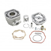 COMPLETE CYLINDER KIT FOR 50cc MOTORBIKE DERBI 50 SENDA 2006>, GPR 2006>/GILERA 50 SMT 2006>, RCR 2006> (PIAGGIO EUR 3 ENGINE) -ALUMINIUM NIKASIL AIRSAL-