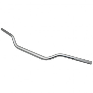 GUIDON 50 A BOITE REPLAY CROSS ALU OVERSIZE DIAM 28,6mm L800mm H65mm ARGENT MAT (DIAM VARIABLE 22,2/28,6/22,2) 3700948036495