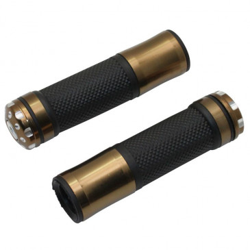 GRIP- REPLAY "On road" R375 COFFEE COLOURED - CLOSED END (Pair) 3700948039663