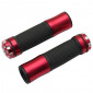 GRIP- REPLAY "On road" R375 RED - CLOSED END (Pair) 3700948039687