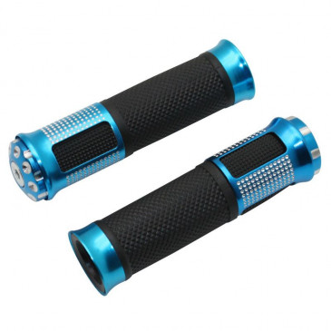 GRIP- REPLAY "On road" R383 BLUE - CLOSED END (Pair) 3700948039717