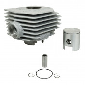 CYLINDRE CYCLO ADAPTABLE MBK 51 AIR T6 (AV10) -ALU NIKASIL AIRSAL 6 TRANSFERTS- (VENDU SANS JOINT)