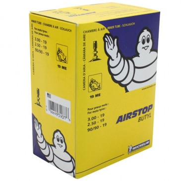 CHAMBRE A AIR 19'' 2.50-19, 3.00-19, 90/90-19 MICHELIN 19ME VALVE TR4