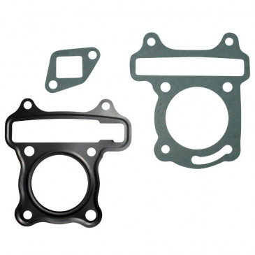 GASKET SET FOR CYLINDER KIT FOR SCOOT 50CC CHINESE 4STROKE- GY6,139QMB/BAOTIAN 50 BT49QT 4T/KYMCO 50 AGILITY 4T/PEUGEOT 50 V-CLIC 4T, KISBEE 4T/SYM 50 ORBIT 4T/NORAUTO 50 RAZZO 4T - -SELECTION P2R- 3700948021385