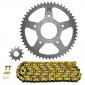 CHAIN AND SPROCKET KIT FOR PEUGEOT 50 XPS STREET 2005>2008 420 11x52 (BORE Ø 62mm) (OEM SPECIFICATION) -AFAM-