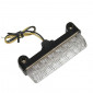 ECLAIRAGE DE PLAQUE IMMATRICULATION REPLAY BARETTE 6 LEDS TRANSPARENT/NOIR (L 78MM / H 16mm / L 24mm) (HOMOLOGUE CE) 3700948035184