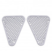 GRILLE DE COQUE AR SCOOT REPLAY DESIGN POUR MBK 50 BOOSTER 2004>/YAMAHA 50 BWS 2004> BLANC (PAIRE) 3700948036310