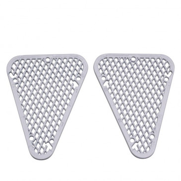 GRILLE FOR REAR FAIRING REPLAY DESIGN FOR MBK 50 BOOSTER 2004>/YAMAHA 50 BWS 2004> WHITE (PAIR)