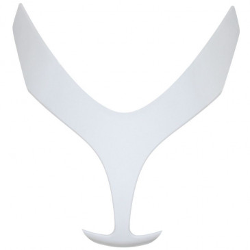 FRONT FAIRING FOR MAXISCOOTER YAMAHA 500 TMAX 2008>2011 GLOSS WHITE CENTRAL -SELECTION P2R- 3700948049259