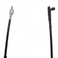 TRANSMISSION SPEEDOMETER CABLE FOR SCOOT 50cc CHINESE GY6, 139 QMB -SQUARE FORM END SCREWED/SPLIT END WITH CLIP STOP SYSTEM - SUPPLIED WITH MOUNTING CLAMP -SELECTION P2R- 3700948022061