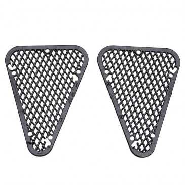 GRILLE FOR REAR FAIRING REPLAY DESIGN FOR MBK 50 BOOSTER 2004>/YAMAHA 50 BWS 2004> BLACK (PAIR)