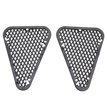 GRILLE FOR REAR FAIRING REPLAY DESIGN FOR MBK 50 BOOSTER 2004>/YAMAHA 50 BWS 2004> BLACK (PAIR) 3700948036327