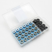 GALET/ROULEAU SCOOT POLINI 15x12 3,5/4,0/4,5/5,0g (4 JEUX DE 6) POUR MBK 50 BOOSTER, NITRO, OVETTO, STUNT/YAMAHA 50 BWS, AEROX, NEOS (242.401) 8054705078651