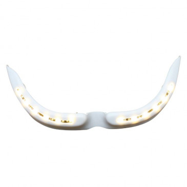MASQUE DE PHARE 50 A BOITE MTKT POUR DERBI 50 SENDA BLANC AVEC LEDS BLANCHES (OFFRE LIMITEE) 3700948142844