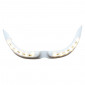 HEADLIGHT MASK MTKT FOR 50cc MOTORBIKE DERBI 50 SENDA -WHITE+WHITE LEDS- 3700948142844
