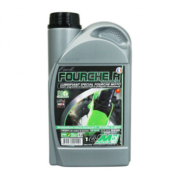 OIL FOR FORKS/ABSORBERS -MINERVA FOURCHE R 5 à 7,5W (1L) (100% MADE IN FRANCE)