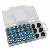 VARIATOR ROLLERS FOR SCOOTT POLINI 15x12 4,5/5,0/5,5/6,0g (4X6 SET) FOR MBK 50 BOOSTER, NITRO, OVETTO, STUNT/YAMAHA 50 BWS, AEROX, NEOS (242.402) 8054705078668