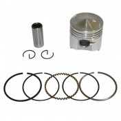 PISTON FOR SCOOT (ALL 4 Stroke powered) : PIAGGIO 50 ZIP LIBERTY , FLY , VESPA ET4, VESPA LX /DERBI 50 ATLANTIS , BOULEVARD/APRILIA 50 SCARABEO -P2R PREMIUM QUALITY- 3700948053287